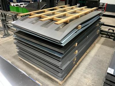 Översiktsbild av steel sheet material